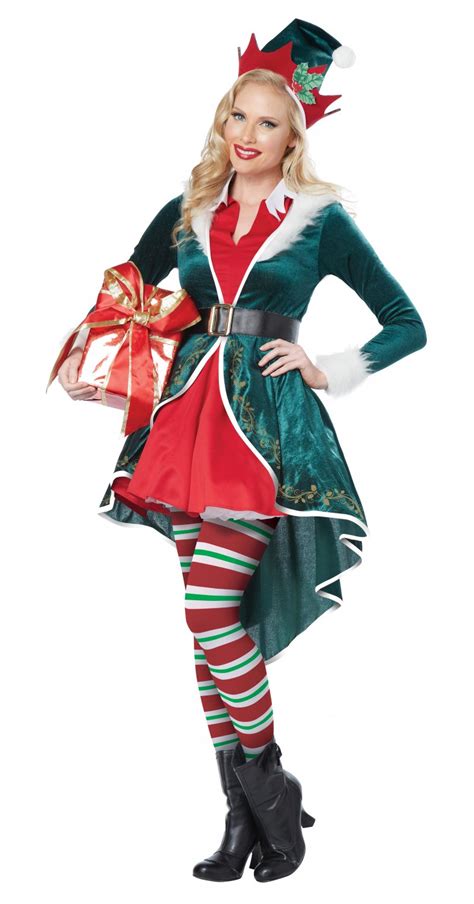 Sexy Christmas Elf Santa Claus Adult Costume Size X Small 01553