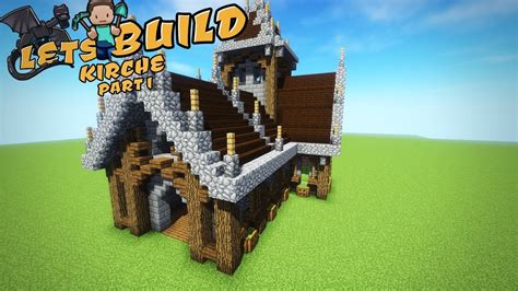 Hier ist unser kleines mittelalterliches haus. MITTELALTERLICHE KIRCHE in Minecraft bauen | Tutorial ...