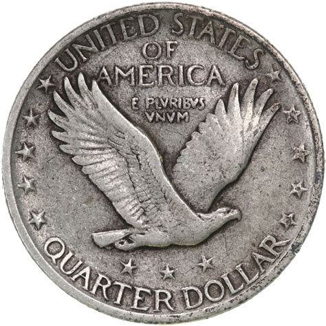 1917 Standing Liberty Quarter Type 2 90% Silver Very Fine VF - Dave's Collectible Coins ...