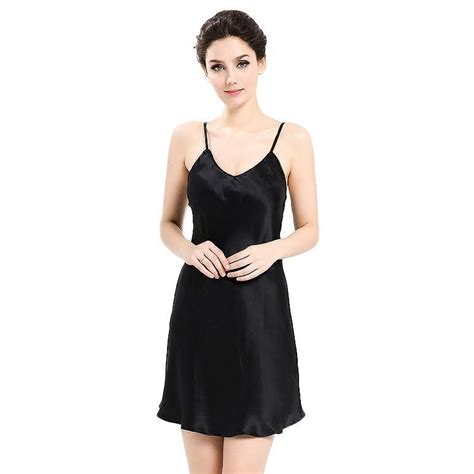19 Momme Classic Short Silk Nightgown For Women Silk Nighties Slipintosoft Nightgowns For