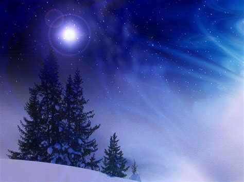 Free Download Christmas Winter Night Wallpapers And Images 1600x1200