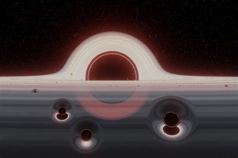 El billar del agujero negro puede explicar las extrañas