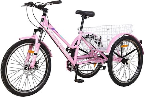 Buy Adult Ain Tricycle Speed Three Wheel Cruiser Bike Inch Adults Trikes With