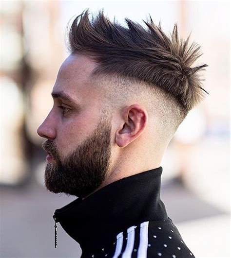 60 Amazing Mohawk Fade Haircuts For Men 2022 Gallery Hairmanz Fade Haircut Beard Model