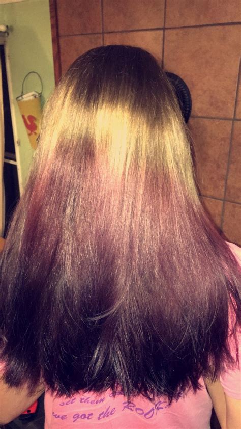 Grape Kool Aid Dyed Hair🍇my Brother Helped Me Do It And Its Been In