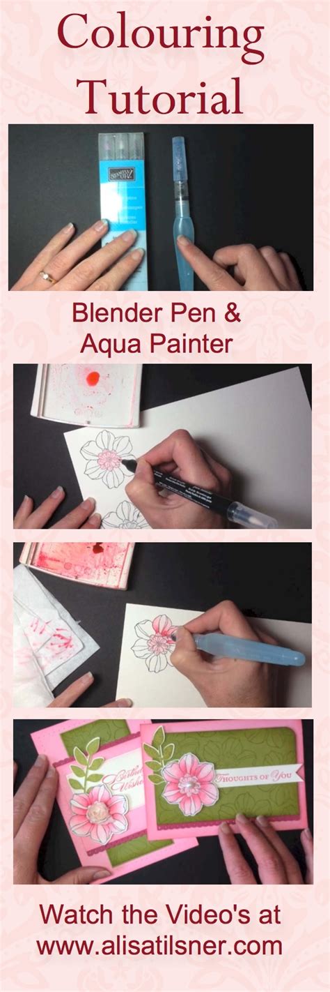 Do you have card making products at home but dont know where to begin? Colouring Tutorials - Alisa Tilsner