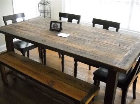 Room designs you don't have to imagine. 54 best Barn Wood Kitchen Table images on Pinterest ...