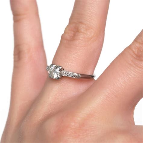Our range of diamond rings on sale includes solitaire engagement rings, halo engagement rings, diamond wedding bands, promise rings, and more. .50 Carat Diamond Platinum Engagement Ring For Sale at 1stdibs