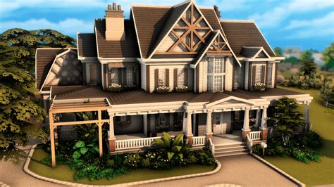 Country Familiar House No Cc Sims 4 Mod Download Free