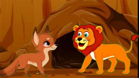 Lion And Fox 3d Animated Cartoon Fox And Lion Hindi Story Sher Our