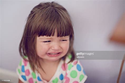 Portrait Of A Girl Crying High Res Stock Photo Getty Images