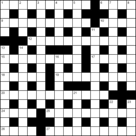 Tailored to your lesson · printable · great for teachers British Cryptic Crossword Grid Blank | Stock image of a ...