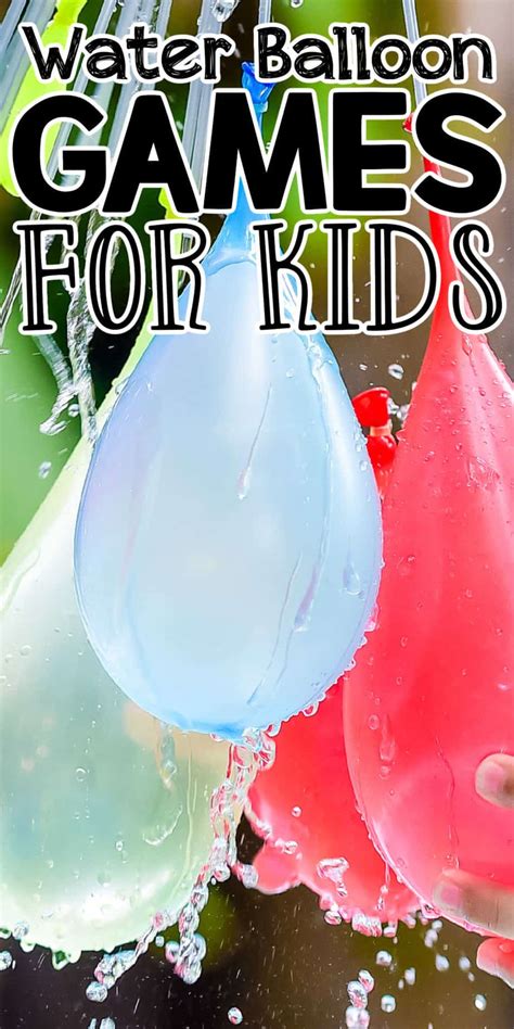 19 Super Fun Water Balloon Games For Kids