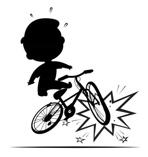 Boy Falling Off Bike Illustrations Royalty Free Vector Graphics And Clip