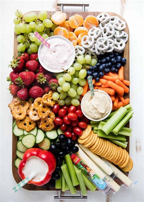 Easy Fruit And Veggie Snack Platter I Heart Naptime Party Food