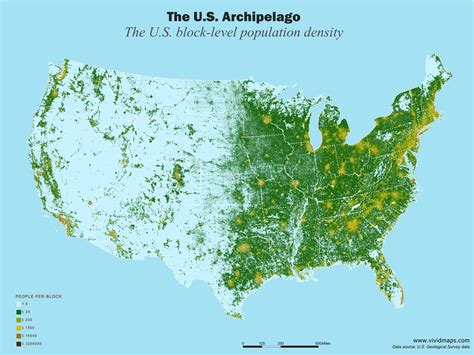 The Us Archipelago Vivid Maps