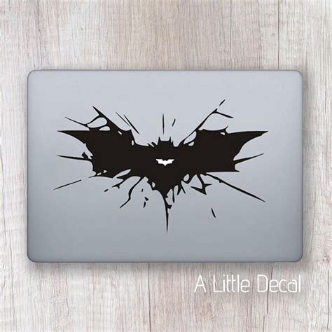Batman Macbook Decal Batman Macbook Sticker Batman Laptop Etsy