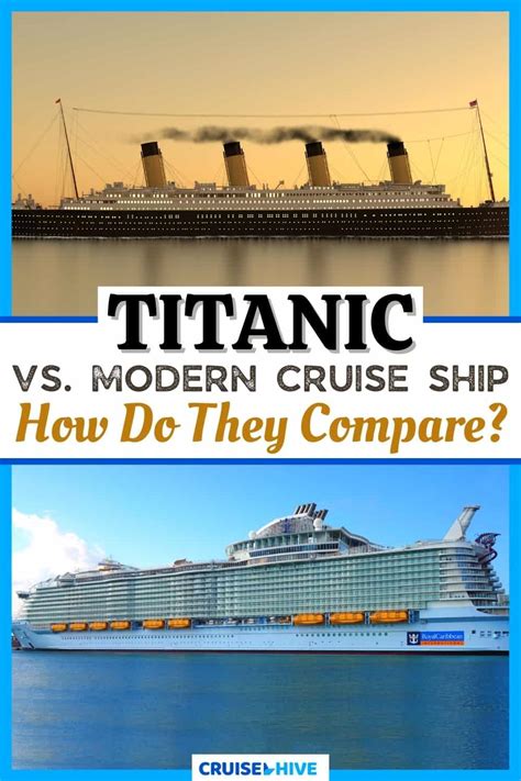 Check It Worlds Biggest Cruise Ship Compared To Titanic Best