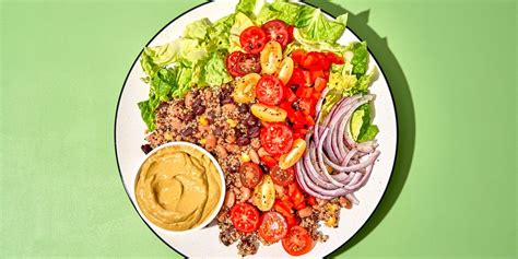 Mix up #tacotuesday with these vegan tempeh tacos. Best Vegan Taco Salad Recipe - How To Make Vegan Taco Salad