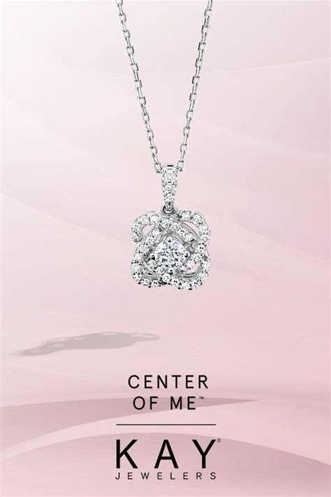 Center Of Me Diamond Necklace 12 Ct Tw 10k White Gold 18kay In 2021