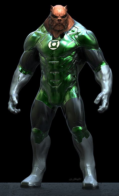 Jerad S Marantz Kilowog Concept Art For Zack Snyders Justice League