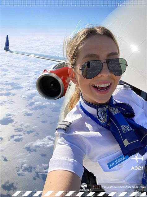 Artstation Pilot Sabina Flight Level Selfie Mid Air Selfie