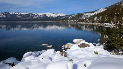 Lake Tahoe Fills To The Top As Massive Winter Snows Melt