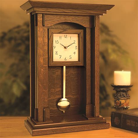 Woodworking Project Paper Plan To Build Arts And Crafts Pendulum Clock