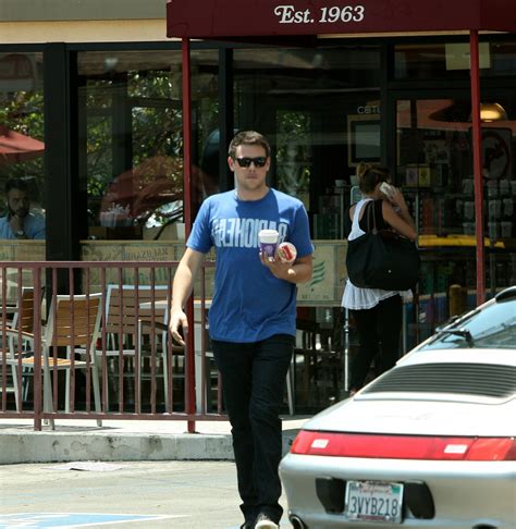 Cory Monteith Leaves The Coffee Bean In West Hollywood July 11 2012 Cory Monteith Photo