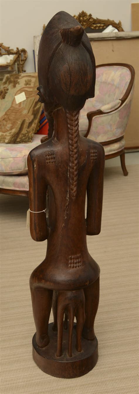 Large African Tribal Carved Wood Ancestor Statue