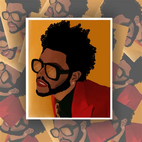 The Weeknd Album Cover Waterproof Vinyl Sticker El Weekend | Etsy