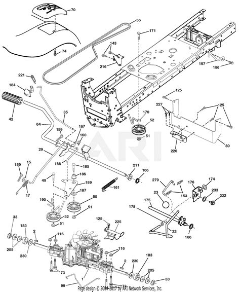 Ariens 936053 960460026 00 46 Hydro Tractor Parts Diagram For Drive