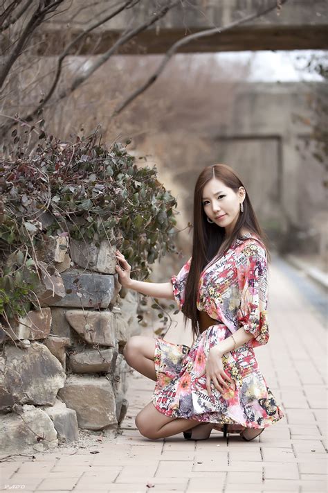 Lee Ji Min Casual Outdoor ~ Cute Girl Asian Girl Korean Girl Japanese Girl Chinese Girl