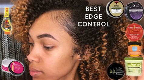 Best And Worst Edge Controlsgels For Natural Hair Youtube