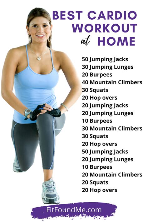 Minute Minute Cardio Workout At Home For Beginners For Burn Fat Fast Fitness And Workout