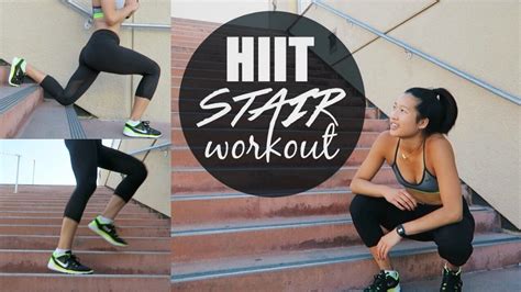High Intensity Stair Workout Cardio Tone Up Youtube