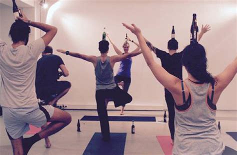 Beer Yoga Merges Mindfulness With Beer Drinking Pilates And Yoga Fitness