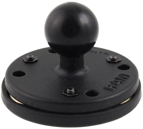 RAM-B-202-339U RAM Mount 2.5" Dia. Round Universal Plate with Triple