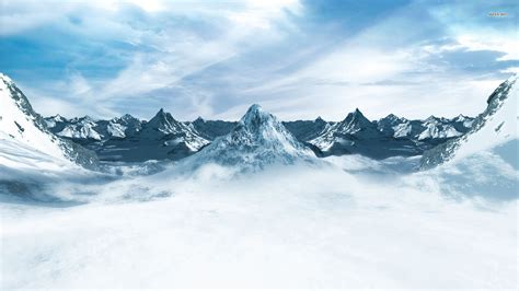 Snowy Mountain Wallpapers Top Free Snowy Mountain Backgrounds
