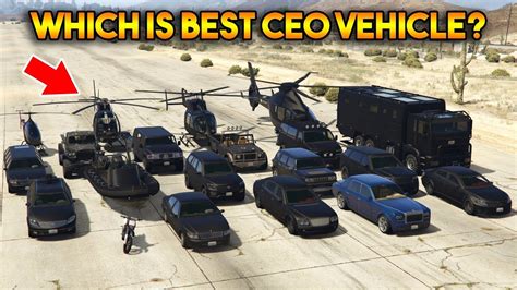 Gta 5 Online Which Is Best Ceo Vehicle Youtube