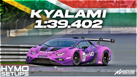 ACC Hotlap Lamborghini Hurucan GT3 EVO2 Kyalami V1 9 7 Assetto