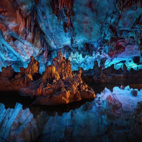 Reed Flute Caves 1 The Reed Flute Cave Is A Landmark And Tourist