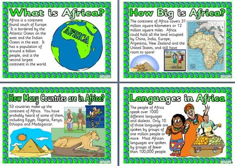 Africa Preschool Curriculum Themes Africa Lesson Plans Teaching Posters