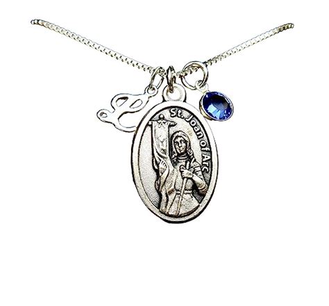 Saint St Joan Of Arc Necklace Maid Of Orleans
