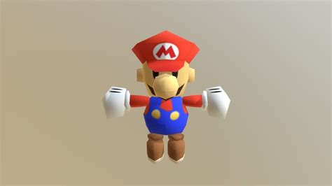 N64 Paper Mario Download Free 3d Model By Dreamcasterguy