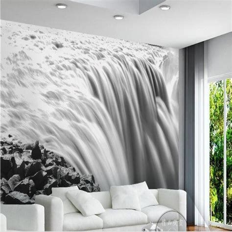 Beibehang Custom Large Frescoes Modern Minimalist Fashion Waterfalls
