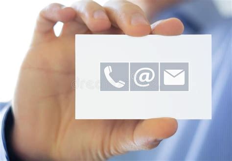 The sole purpose of a business card is to transfer contact details from one person to another. Contact information. Business card with contact ...