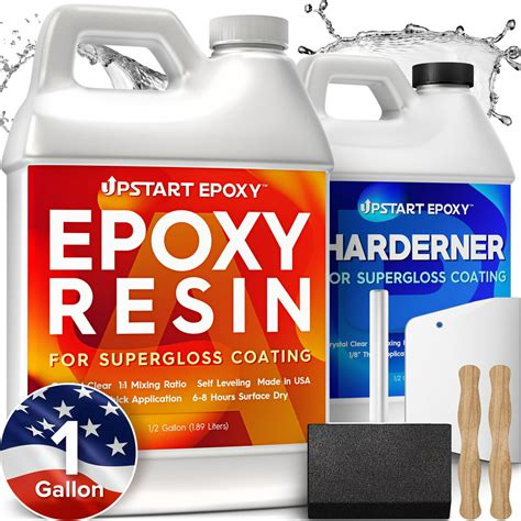Upstart Epoxy Resin 5 Gallon Bundle Crystal Clear Tabletop Super