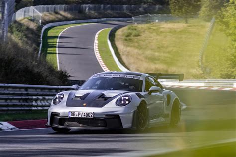 2023 Porsche 911 Gt3 Rs Sets The Nurburgring Lap Time To 649328 Carbuzz