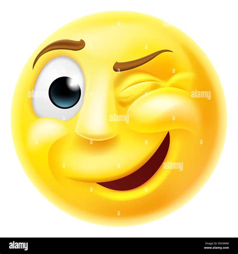 Wink Smiley Face Emoticon
